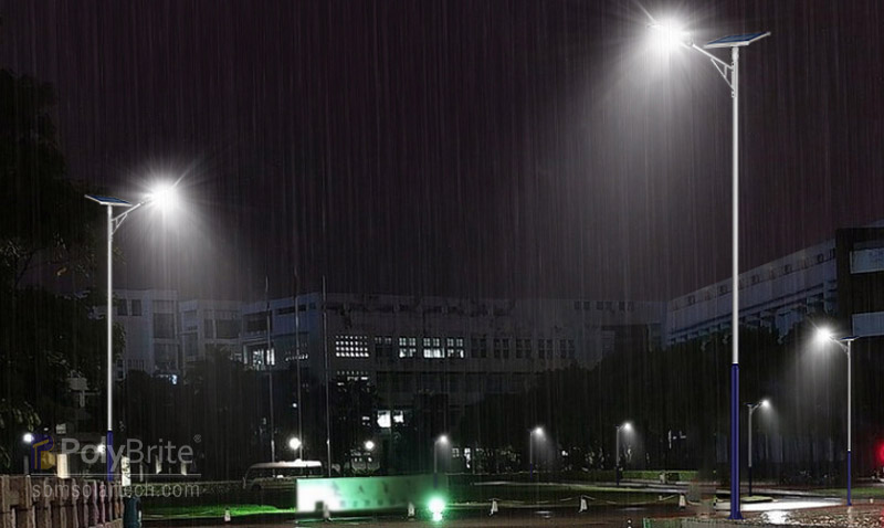 Working principle of solar street lights