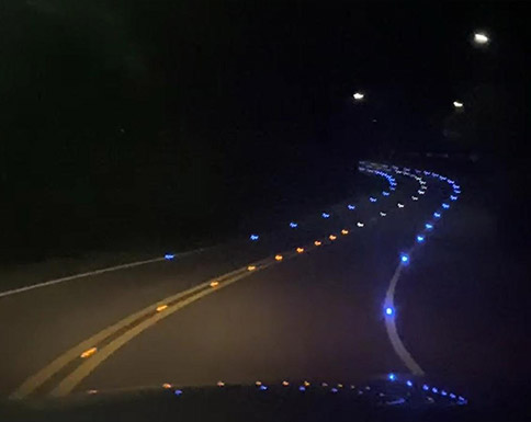 Round Solar Road Stud images